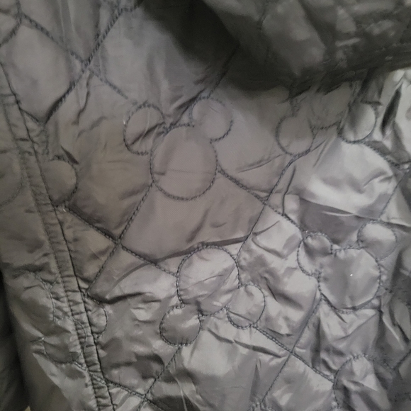 Disney parks mickey quilted puffer jacket lightweight S black - Picture 5 of 5